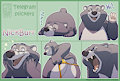 NickBurr Telegram Stickers by chicobo