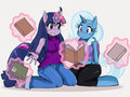 MLP: Twilight & Trixie by sssonic2