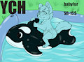 Ych auction "inflatable orca" ^^ by Zews