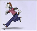 Run goat boy, RUUUN! by Pandog
