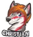 Traditional Christian Wolf Badge by ChristianWolf