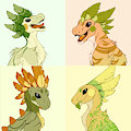 Melonz Icons! by DracokittyxLeo