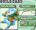 Guild card - Poky the fluffer by Pokyblue