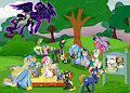 Friends OC's and Family all togheter by AnibarutheCat
