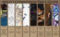 Commission Price Guide by Melzi