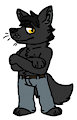 Pants Wolf by Darkwolfdemon