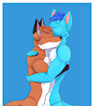 Hugging Kody by Foxrich