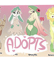 *ADOPTABLES*_Green gals 1/4 by Fuf