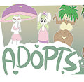 *ADOPTABLES*_Green gals 3/4 by Fuf