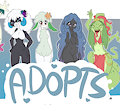 *ADOPTABLES*_Green gals 4/4 by Fuf
