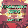 COMMISSIONS OPEN - PRICE LIST by SuperKawaS