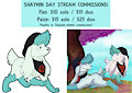 Shaymin Day Commissions! by screamoshaymin