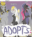 *ADOPTABLES*_Lizardly bunch by Fuf