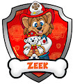 Zeek Paw Patrol Badge by zeekhedgehog