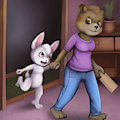 Off to a spanking by Bunnyoffuzz