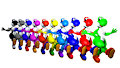 Yoshis of Many Colours by YoshiBoi64