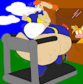 Cream Treadmill Jog