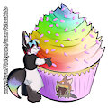 Fallyn, Cupcake lover by AcidFoxArtz