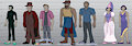 New Normal Character Design: The Players by SonicSpirit