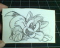 Baby Sylvester Stamp WIP by Bahlam