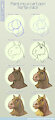 Painting a cartoonish horse face + PSD by Anhes