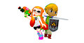 Toon Link and Inkling girl - Let's Smash Together by OscarVelazquez