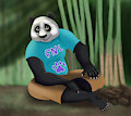 friendly panda by beuchan