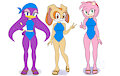 Sonic girls by Katsiika