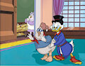 Scrooge Teasing Doofus. by Baloobear