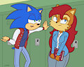 Sonic and Sally comm by Loshon
