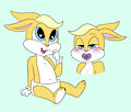 Baby Lola Bunny Genderbend by tamabox