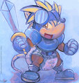 Sparkster - Padded Possum Knight (Messy) by OverFlo207