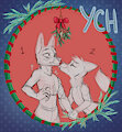 YCH - Mistletoe Surprise! by KiwiCutie