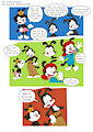 DotFlood 2k21 : Stickyickysmut Animaniacs comic page 1