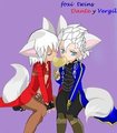 foxi twins Dante y Vergil by dante7ben1