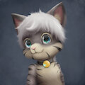 Portrait of a kitty by Ashielf