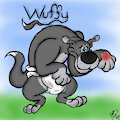 Meet Wuffy The Wolf by RhythmCHusky94