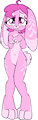 Blossom - pink bunny by Fallenaltair