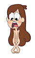 Mabel Pines without any Clothes on! GASP! by FreePi