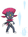 Weavile -- Icicle Crash by muirtower