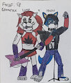 Glamrock Vincent and Luna by WerewolfVincent