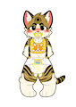 Cat In Diaper/穿纸尿裤的猫猫 by AFoxNamedFox