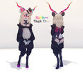 Rainbow Black Deer