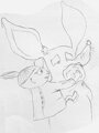 Sniff and My part 2 (unfinished sketch) by Triax7