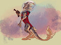 “Pew-Pew Space Lizard!” by Aerosaur83