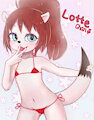 Lotte in swimsuit by PlumVaguelette