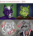 open for icon commissions by ScramblePaws