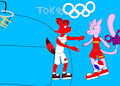 China vs Ninjara - 2020 Tokyo Olympics Basketball by MegaManstitch87
