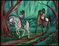 Riding In the Woods by Brushfire