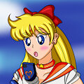 Sailor Venus gets an interesting message by LadyFoxHeart